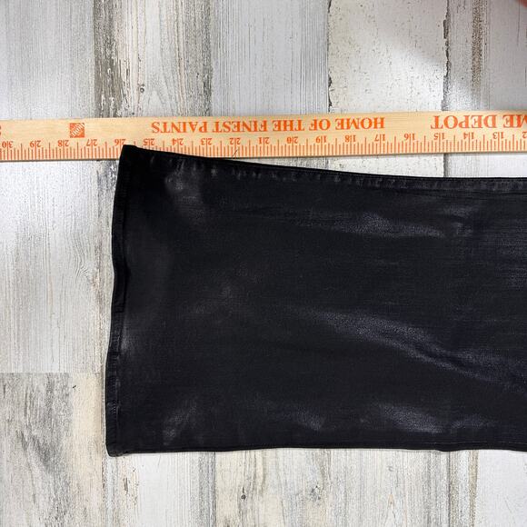 FRAME Le Crop Mini Boot Coated Black Jeans – Size 34 – High-Rise – MSRP $258 - Picture 8 of 8